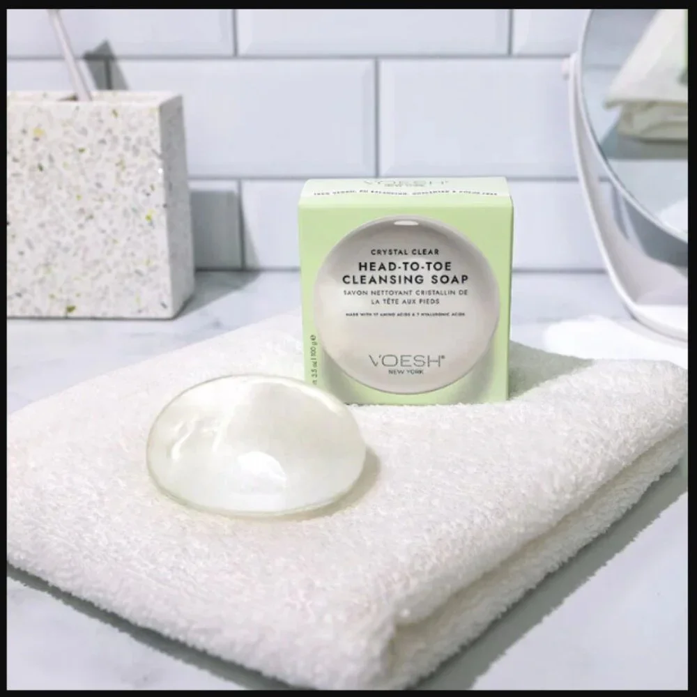 🔥3/$30 NIB Voesh New York Crystal Clear Head-To-Toe Cleansing Soap Full Size